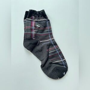 Burberry Black and Red Striped Socks